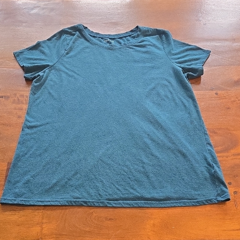 Torrid Teal Classic Fit Short Sleeve T-Shirt Size 1X